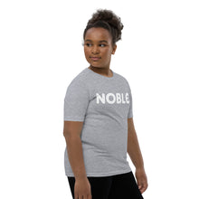 Load image into Gallery viewer, Noble White Youth Short Sleeve T-Shirt