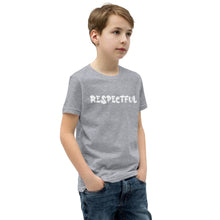 Load image into Gallery viewer, Respectful White Youth Short Sleeve T-Shirt