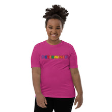 Load image into Gallery viewer, Determined Multi Youth Short Sleeve T-Shirt