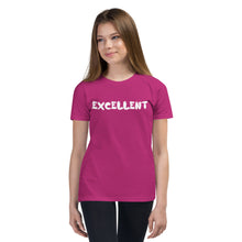Load image into Gallery viewer, Excellent White Youth Short Sleeve T-Shirt