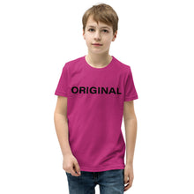 Load image into Gallery viewer, Original Black Youth Short Sleeve T-Shirt