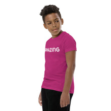 Load image into Gallery viewer, Amazing White Youth Short Sleeve T-Shirt