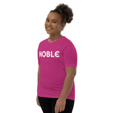 Load image into Gallery viewer, Noble White Youth Short Sleeve T-Shirt