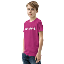 Load image into Gallery viewer, Respectful White Youth Short Sleeve T-Shirt