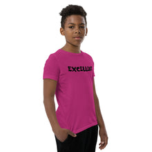 Load image into Gallery viewer, Excellent Black Youth Short Sleeve T-Shirt