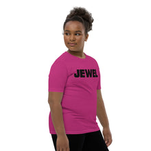 Load image into Gallery viewer, Jewel Black Youth Short Sleeve T-Shirt
