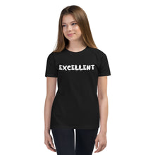 Load image into Gallery viewer, Excellent White Youth Short Sleeve T-Shirt