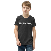 Load image into Gallery viewer, Respectful White Youth Short Sleeve T-Shirt