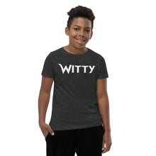 Load image into Gallery viewer, Witty White Youth Short Sleeve T-Shirt