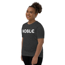 Load image into Gallery viewer, Noble White Youth Short Sleeve T-Shirt