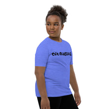Load image into Gallery viewer, Courageous Black Youth Short Sleeve T-Shirt