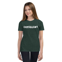 Load image into Gallery viewer, Excellent White Youth Short Sleeve T-Shirt
