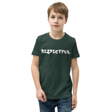 Load image into Gallery viewer, Respectful White Youth Short Sleeve T-Shirt