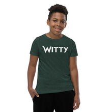 Load image into Gallery viewer, Witty White Youth Short Sleeve T-Shirt