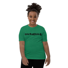 Load image into Gallery viewer, Courageous Black Youth Short Sleeve T-Shirt