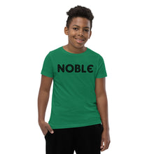Load image into Gallery viewer, Noble Black Youth Short Sleeve T-Shirt
