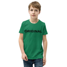 Load image into Gallery viewer, Original Black Youth Short Sleeve T-Shirt