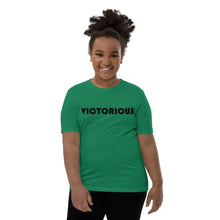 Load image into Gallery viewer, Victorious Black Youth Short Sleeve T-Shirt