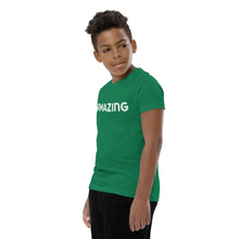 Load image into Gallery viewer, Amazing White Youth Short Sleeve T-Shirt