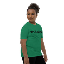 Load image into Gallery viewer, Courageous Black Youth Short Sleeve T-Shirt
