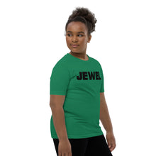 Load image into Gallery viewer, Jewel Black Youth Short Sleeve T-Shirt