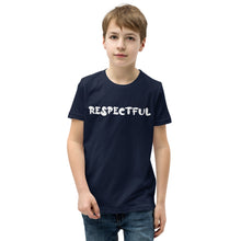 Load image into Gallery viewer, Respectful White Youth Short Sleeve T-Shirt