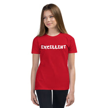 Load image into Gallery viewer, Excellent White Youth Short Sleeve T-Shirt