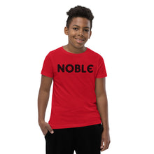 Load image into Gallery viewer, Noble Black Youth Short Sleeve T-Shirt