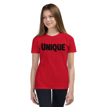Load image into Gallery viewer, Unique Black Youth Short Sleeve T-Shirt