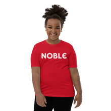 Load image into Gallery viewer, Noble White Youth Short Sleeve T-Shirt