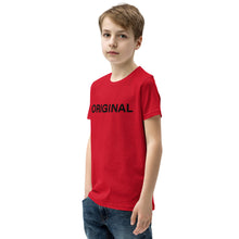 Load image into Gallery viewer, Original Black Youth Short Sleeve T-Shirt