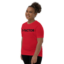 Load image into Gallery viewer, X-Factor Black Youth Short Sleeve T-Shirt