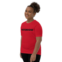Load image into Gallery viewer, Victorious Black Youth Short Sleeve T-Shirt