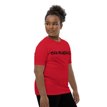 Load image into Gallery viewer, Courageous Black Youth Short Sleeve T-Shirt