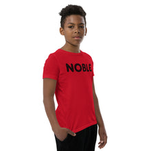 Load image into Gallery viewer, Noble Black Youth Short Sleeve T-Shirt