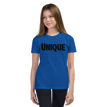 Load image into Gallery viewer, Unique Black Youth Short Sleeve T-Shirt