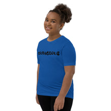 Load image into Gallery viewer, Courageous Black Youth Short Sleeve T-Shirt