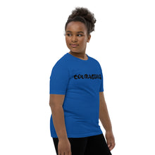 Load image into Gallery viewer, Courageous Black Youth Short Sleeve T-Shirt