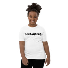Load image into Gallery viewer, Courageous Black Youth Short Sleeve T-Shirt