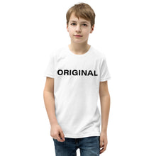 Load image into Gallery viewer, Original Black Youth Short Sleeve T-Shirt