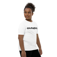 Load image into Gallery viewer, Courageous Black Youth Short Sleeve T-Shirt