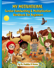 Load image into Gallery viewer, My Motivational Cursive &amp; Multiplication plus My First Cursive Handwriting Workbooks: Bundle of 1 Cursive Beginners 1 Cursive
