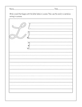 Load image into Gallery viewer, My First Motivational Cursive Handwriting Workbook (Autographed Copy)
