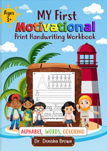 Load image into Gallery viewer, My Motivational Print &amp; Numbers plus My First Motivational Print Handwriting Workbooks: Bundle of 2 Print &amp; Numbers 2 Print  Workbooks
