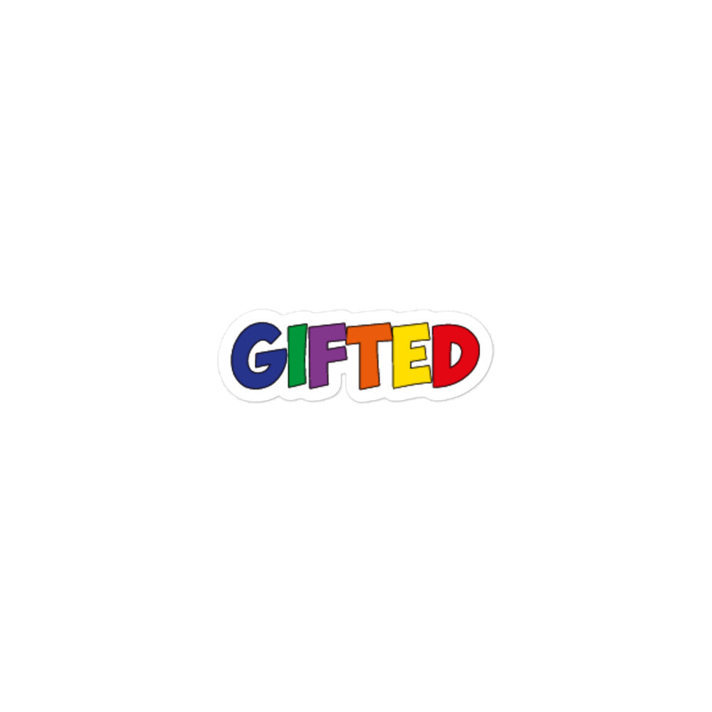 Gifted Bubble-free stickers