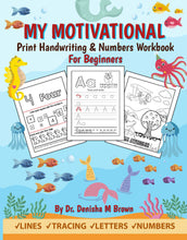 Load image into Gallery viewer, My Motivational Print &amp; Numbers plus My First Motivational Print Handwriting Workbooks: Bundle of 1 Print &amp; Numbers 1 Print
