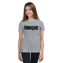 Load image into Gallery viewer, Unique Black Youth Short Sleeve T-Shirt
