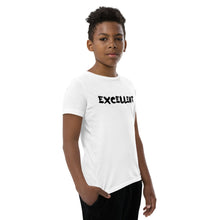 Load image into Gallery viewer, Excellent Black Youth Short Sleeve T-Shirt
